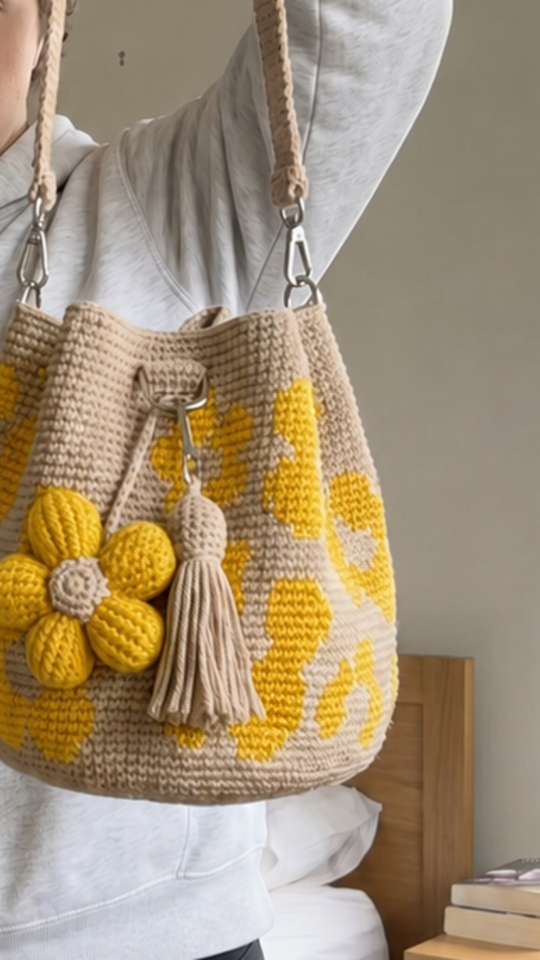 Crochet Flower Bag – Artbykian