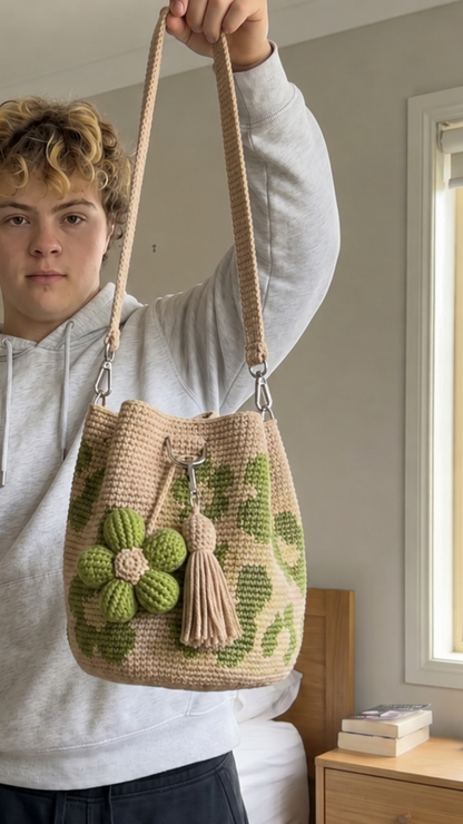 Crochet Flower Bag