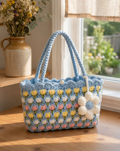 Flower Crochet Bag
