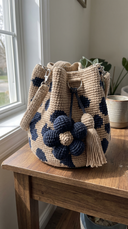Crochet Flower Bag