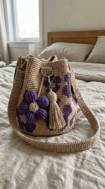 Crochet Flower Bag